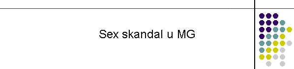 Sex skandal u MG